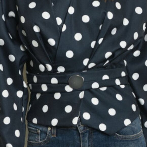 POLKA-DOT BLOUSE - Picture 3 of 3